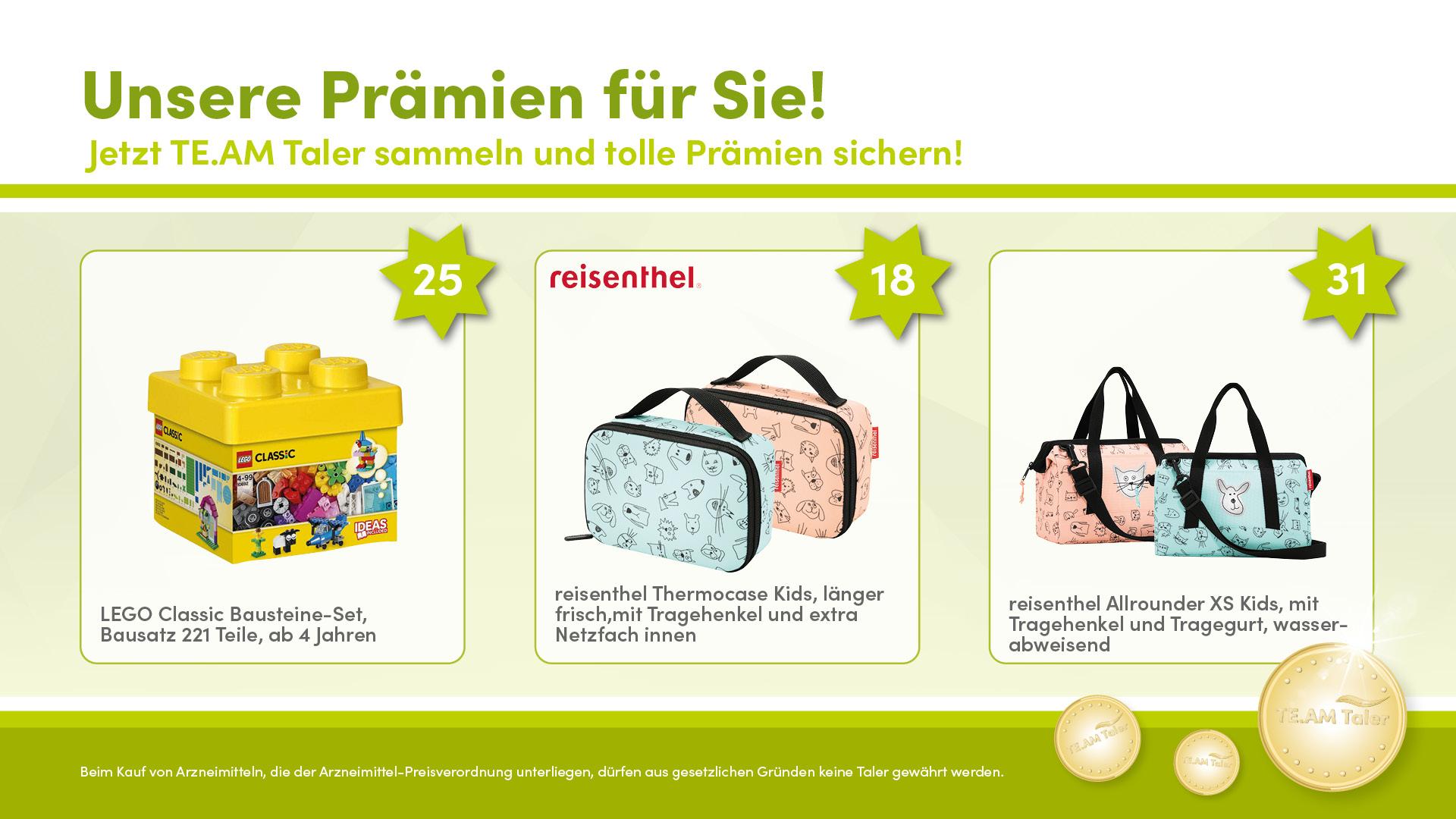 Prämien für Kinder