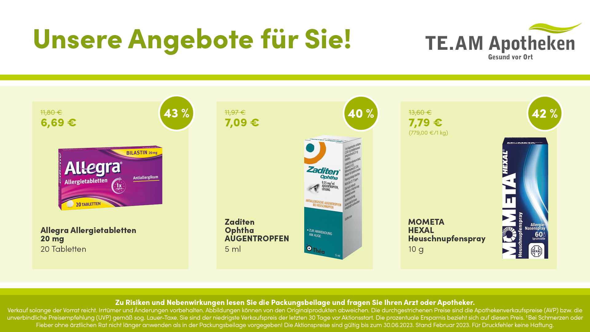 Angebote Wilhelms Apotheke