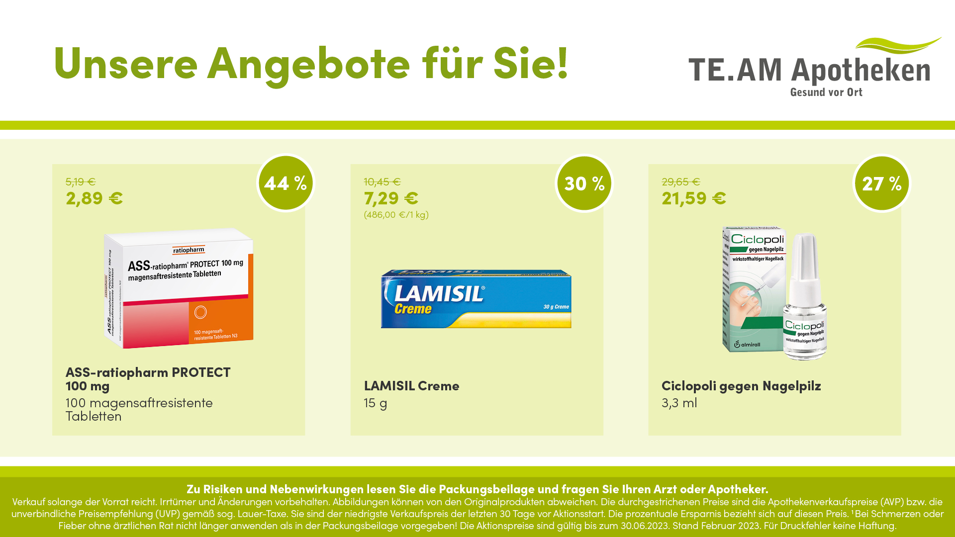 Angebote Wilhelms Apotheke
