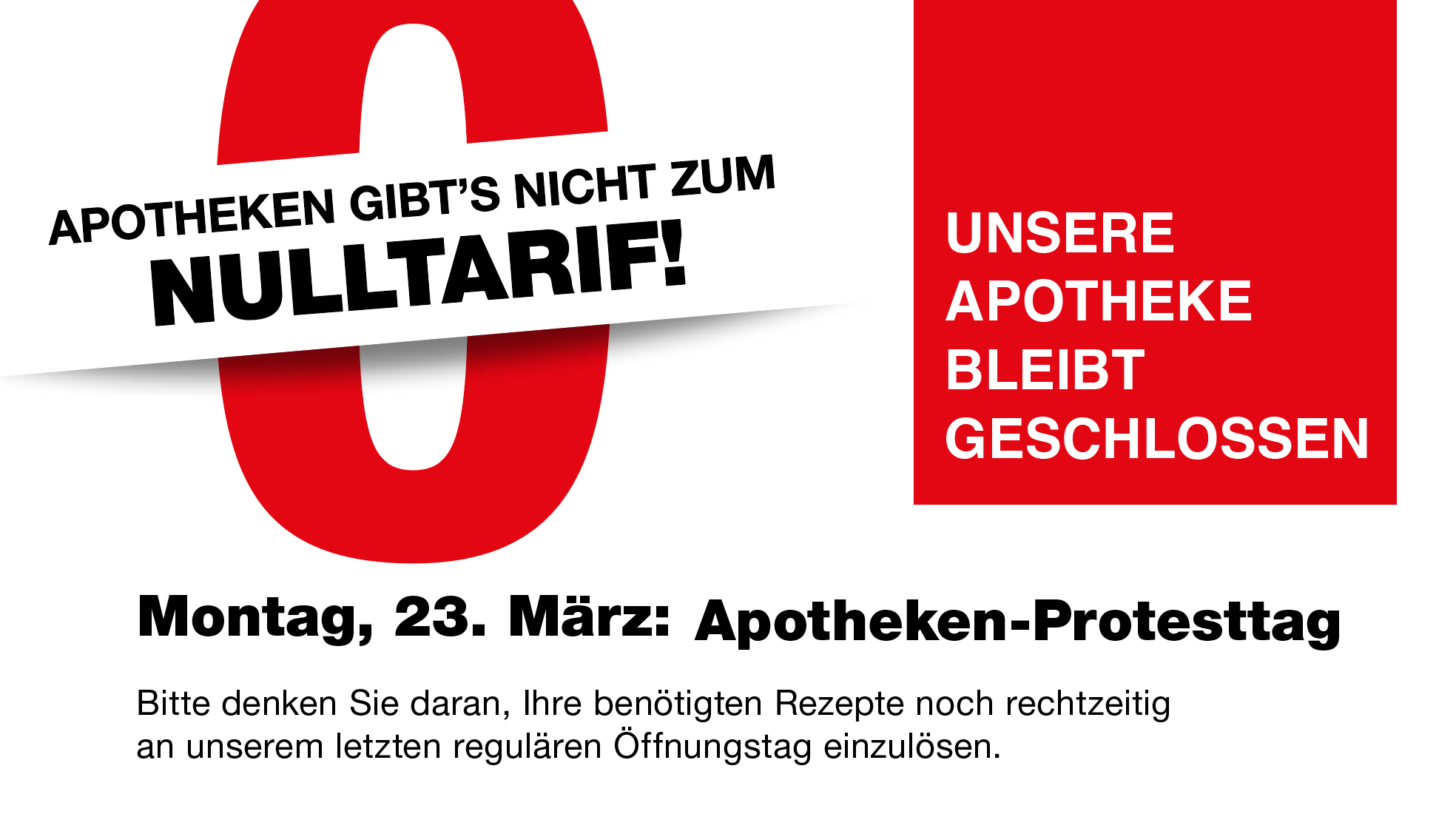 Apotheken Prostesttag