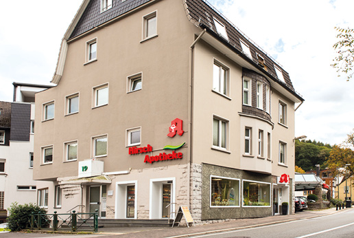 Hirsch Apotheke Kachel