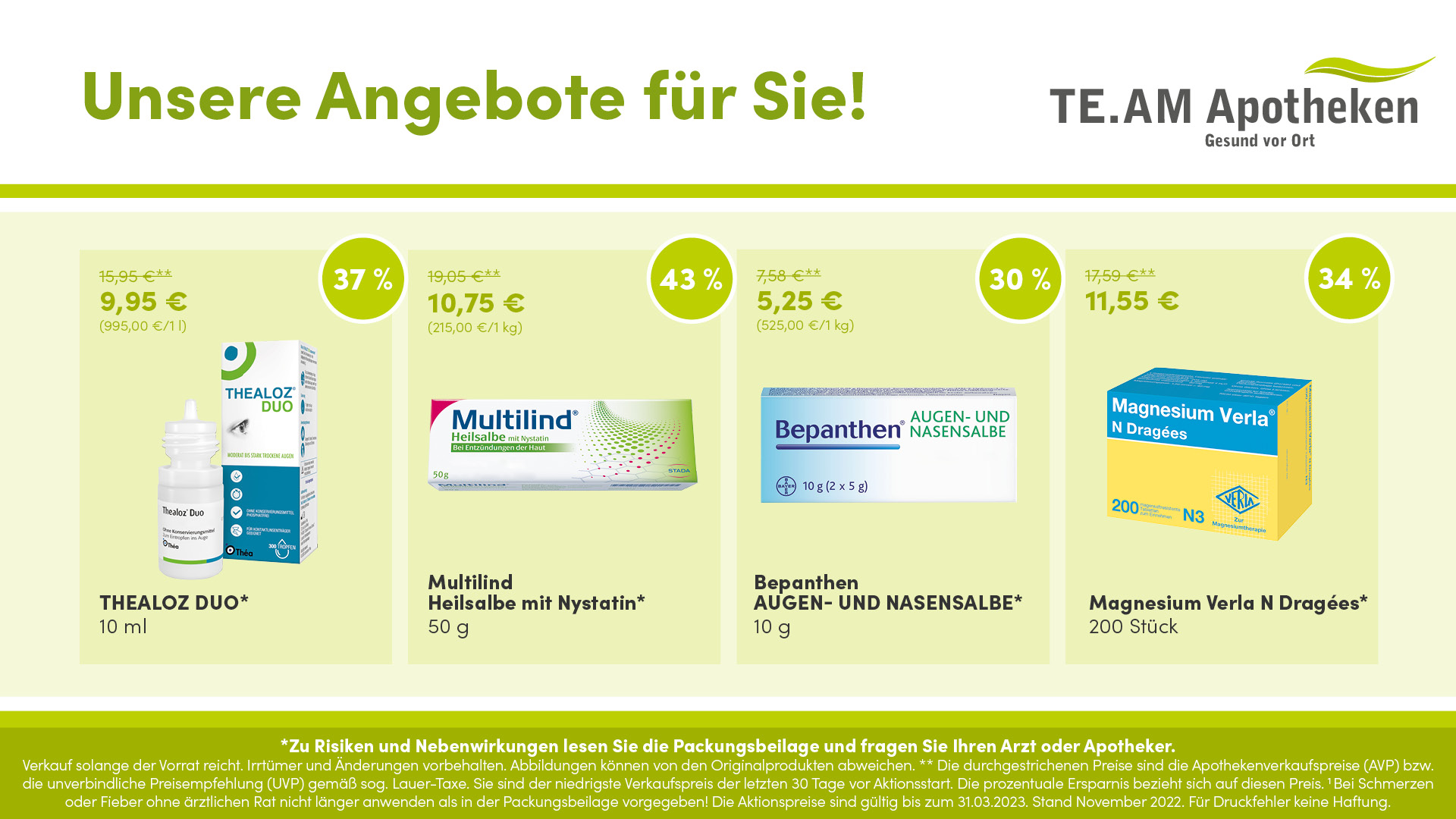 Neues Jahr Neue Angebote