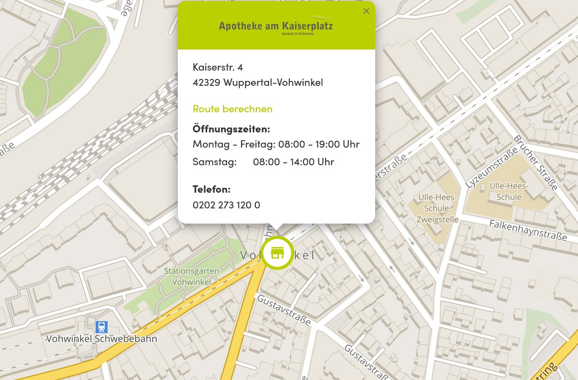 Apotheke Am Kaiserplatz Telefon Oeffnungszeiten