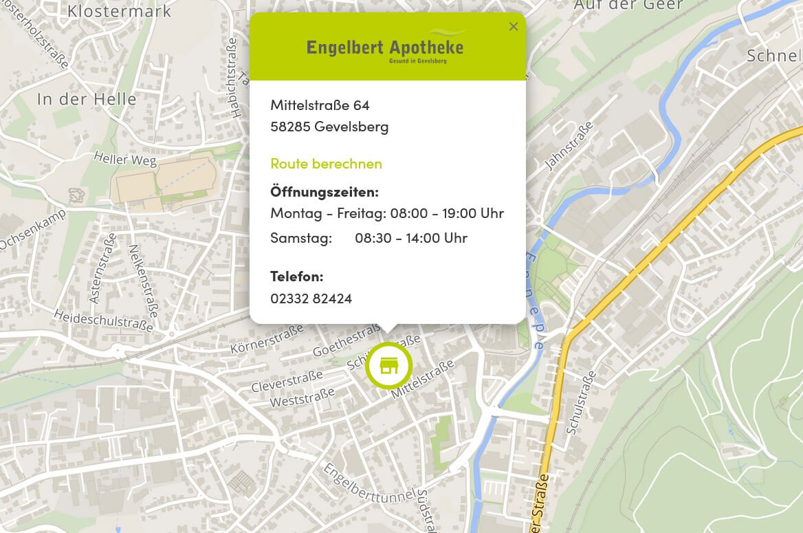 Engelbert Apotheke Telefon Oeffnungszeiten
