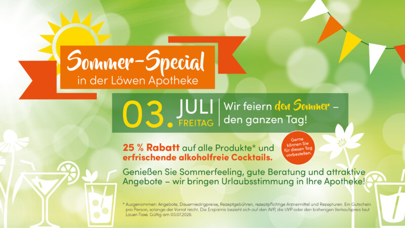 Sommer Aktion Beitragsbild