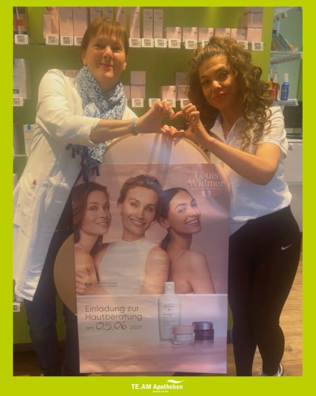 📅 Save the Date! 
Am 𝟬𝟱.𝟬𝟲.𝟮𝟬𝟮𝟱 kommt die Firma 𝗟𝗼𝘂𝗶𝘀 𝗪𝗶𝗱𝗺𝗲𝗿 zu uns in die Emster Apotheke in Hagen!

💆‍♀ Kostenlose Hautberatung 
🕙 10:00 – 16:00 Uhr 
📍 Emster Apotheke, Hagen 
⏱ Dauer: ca. 20–30 Minuten 
📞 Anmeldung erforderlich – telefonisch unter: 0202 273 120 0 oder vor Ort möglich!

👉 Jetzt Termin sichern und die passende Pflege für deine Haut finden!

Werbung @louiswidmerofficial 

#Hautberatung #LouisWidmer #EmsterApotheke #Hagen #PflegeRoutine #BeautyTipps #ApothekenEvent #hagen #gesundvorort #team_apotheken